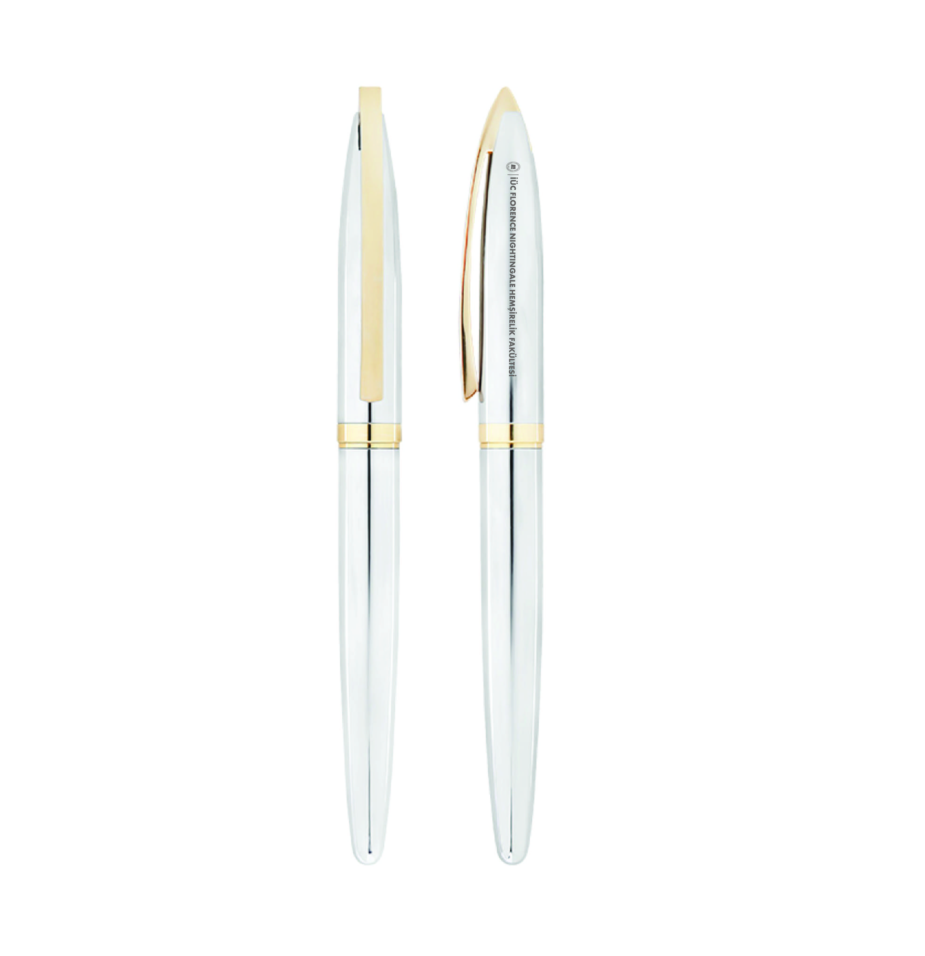 İÜC Florence Nightingale Hemsirelik Fakültesi Metal Tükenmez Kalem Model 2