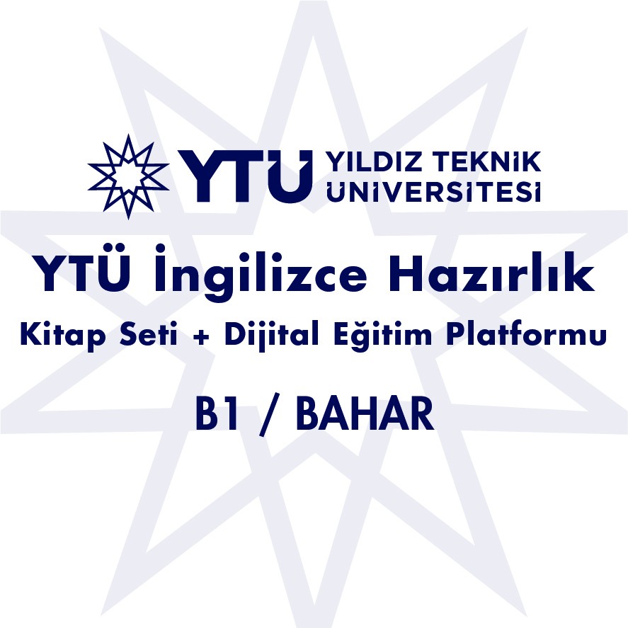 YTÜ İngilizce Hazırlık Kitap seti + Dijital Eğitim Platformu   B1 /   BAHAR